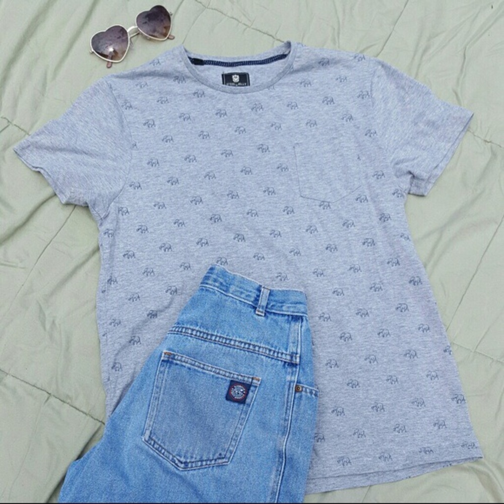 Elephant print tee shirt